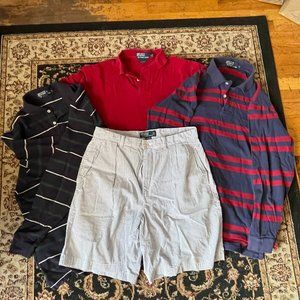 Polo Ralph Lauren Mega Bundle! 2 Shirts and Shorts